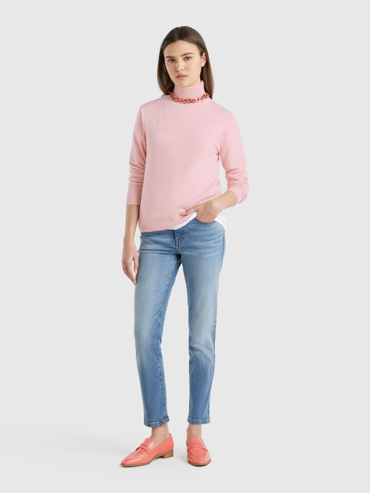 TURTLE NECK SWEATER Women image number 3